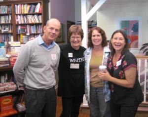 Authors Greg Trine, Alexis O'Neill, Mary Ann Fraser and Amy Koss did a showcase together at the Ventura County Reading Association's Book Love event.