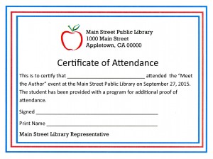 Certificate of Attendance273