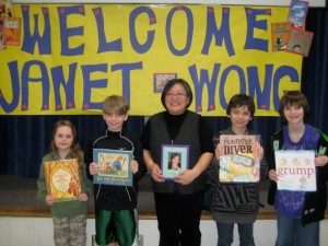 Janet Wong at a School